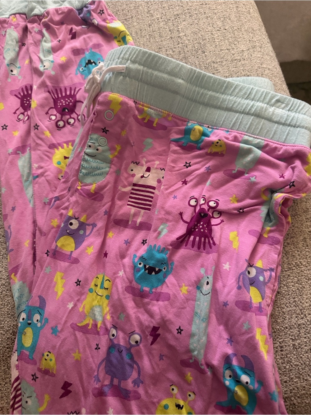 Little Sleepies Pink Pajama pants with- Large